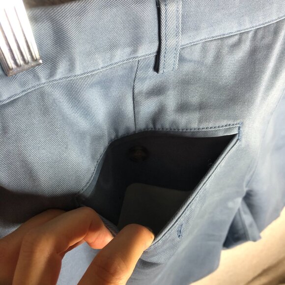 L.L.Bean Comfort Waist Blue Men's‎ Shorts Size 36 - Picture 3 of 6